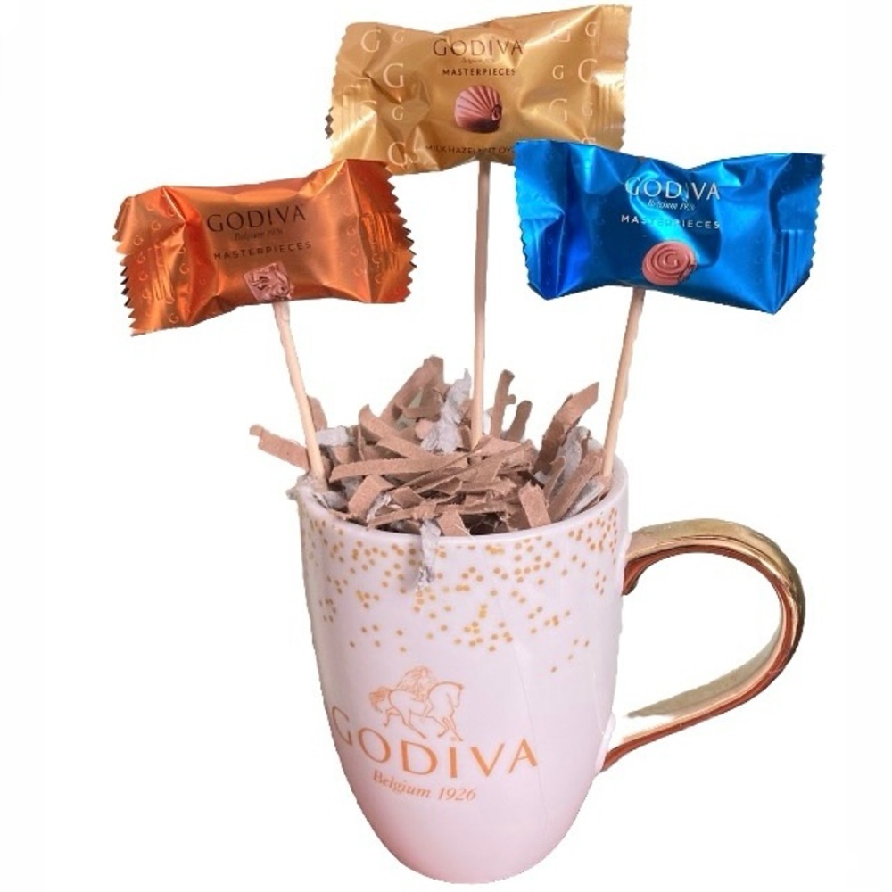 Gift Set GODIVA Belgium Chocolates and Mug 16 oz